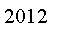 Text Box: 2012