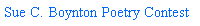 Text Box: Sue C. Boynton Poetry Contest
